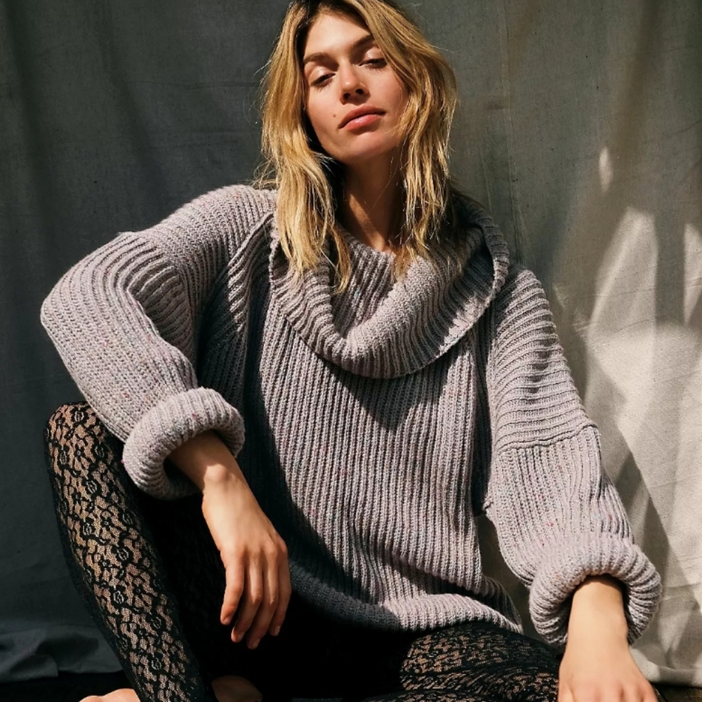 Free People Silver Gleam Tunic